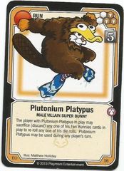 Killer Bunnies: Plutonium Platypus promo card 2015 international tabletop day