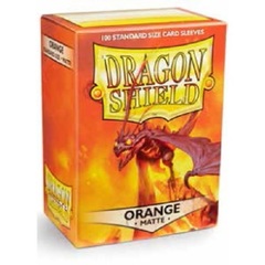 Dragon Shield: MATTE ORANGE card sleeves (100 count) fantasy flight