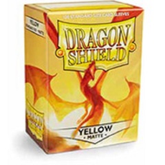Dragon Shield: MATTE YELLOW card sleeves (100 count) fantasy flight