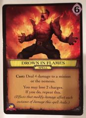 Aeon's End: 5x x5 Drown in Flames PROMO card + randomizer international tabletop day 2017