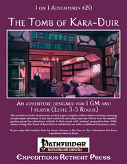 Pathfinder RPG: 1-on-1 Adventures #20 The Tomb of Kara-Duir