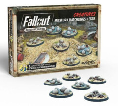 Fallout - Wasteland Warfare: Mirelurk Hatchlings + Eggs miniatures board game modiphius