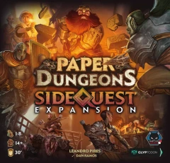 Paper Dungeons: PRESALE Side Quest expansion board game alley cat games