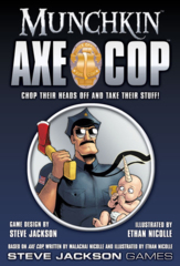 Munchkin: Axe Cop board game steve jackson games 4401
