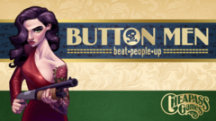 Button Men: PRESALE Beat People Up! strategy dice game