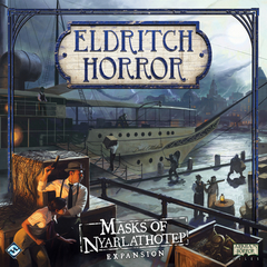 Eldritch Horror: Call of Cthulhu board game Masks of Nyarlathotep Expansion