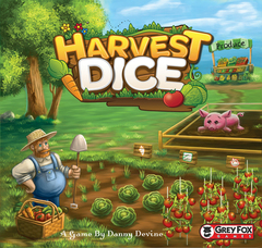 Harvest Dice: board dice game grey fox