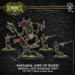 Hordes - Minions: Barnabas, Lord of Blood Epic Warlock Unit (4)