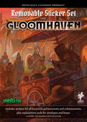 Gloomhaven: removable stickers sheet set sinister fish