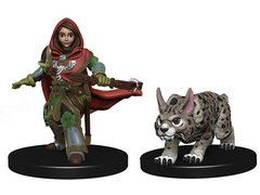 Wardlings Miniatures: Girl Ranger & Lynx wizkids