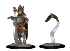 Wardlings Miniatures: Girl Fighter & Hunting Falcon wizkids