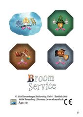 Brettspiel Advent Calendar 2016 day 5: Broom Service - Christmastime board game mini expansion