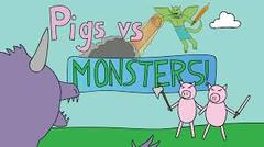 Pigs Vs. Monsters: deck building card game base/core set