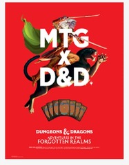 MTG: Adventures in the Forgotten Realms promo store poster