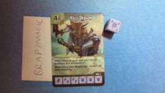 Dungeons & Dragons Dice Masters: Half-Dragon, Lesser (common)