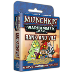 Munchkin Warhammer 40K: Rank and Vile board game steve jackson games