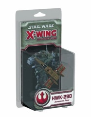 Star Wars X-Wing miniatures game HWK-290 Light Freighter pack fantasy flight