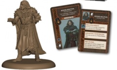 A Song of Ice & Fire Miniatures Game: alt sculpt Roose Bolton + stat card Game Night Kit promo