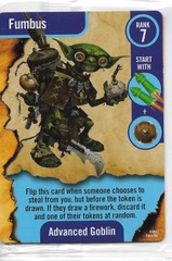Pathfinder - Goblin Firework Fight: Fumbus promo card paizo