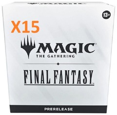 MTG: Final Fantasy sealed case 15 Prerelease Kits