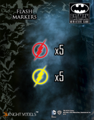Batman Miniature Game: The Flash Markers (10) Knight Models