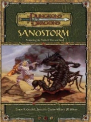 D&D 3.5 edition: Sandstorm w/map dungeons & dragons wotc