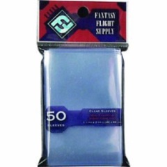 Fantasy Flight Card Sleeves: clear Mini European (50 count) FFS02