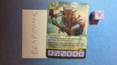 Dungeons & Dragons Dice Masters: Half-Dragon, Paragon (rare)