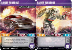 Transformers TCG: FOIL Raider Runabout oversized promo card P9