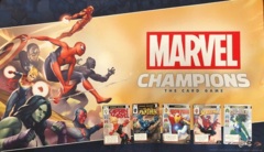 Marvel Champions LCG: launch kit promos Playmat + alt art character cards FFG