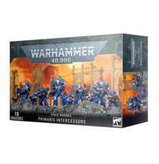 Warhammer 40K 40,000: Space Marines Primaris Intercessors 10 mini boxed set