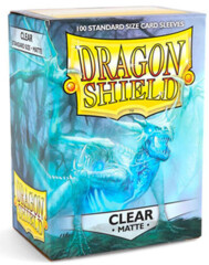 Dragon Shield: MATTE CLEAR card sleeves (100 count) fantasy flight