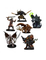 D&D Icons of the Realm: Arkhan the Cruel and the Dark Order miniatures pack
