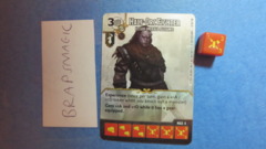 Dungeons & Dragons Dice Masters: Half-Orc Fighter, Lesser Emerald Alliance (common)