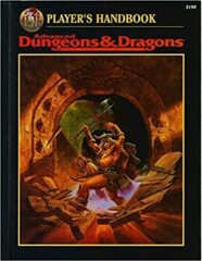 AD&D Dungeons & Dragons RPG: Player's Handbook 2nd edition TSR 2159 1996