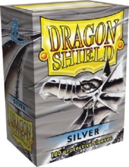 Dragon Shield: silver card sleeves (100 count) fantasy flight