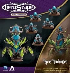 Heroscape: PRESALE Rising Tide - Queen Maladrix and Festering Honor Guard Army Expansion