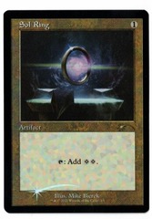 Sol Ring love your game store retro foil promo
