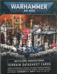 Warhammer 40K: Battlezone Manufactorum Datasheet Cards
