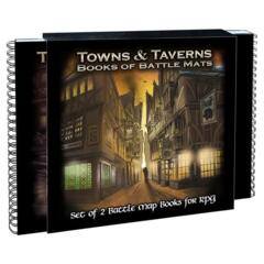 Battle Mats: Book of Battle Mats - Towns & Taverns LBM