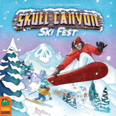 Skull Canyon: PRESALE Ski Fest board game pandasaurus