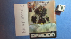 Dungeons & Dragons Dice Masters: Skeleton, Lesser (common)