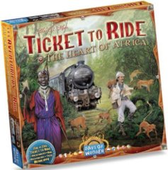 Ticket to Ride: The Heart of Africa expansion board game days of wonder