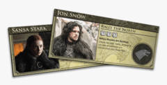 Game of Thrones - Oathbreaker: Jon Snow/Sansa Stark promo board game renegade