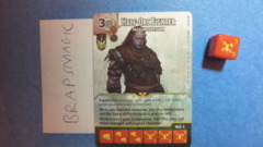 Dungeons & Dragons Dice Masters: Half-Orc Fighter, Paragon Zhentarim (rare)