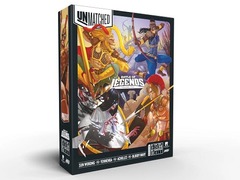 Unmatched Battle of Legends: Jurassic Park Sattler vs. T-Rex board game expansion