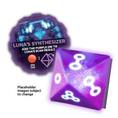 Unsettled: Luna's Synthesizer module expansion board game orange nebula