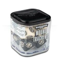 Warhammer 40k 8th edition Wound Trackers - black and ivory (8-ct)