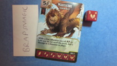 Dungeons & Dragons Dice Masters: Manticore, Paragon (rare)