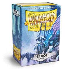 Dragon Shield: MATTE PETROL card sleeves (100 count) fantasy flight